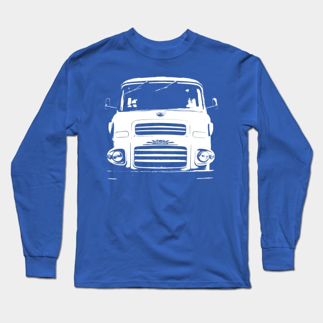 Albion Reiver classic 1970s lorry monoblock Long Sleeve T-Shirt by soitwouldseem